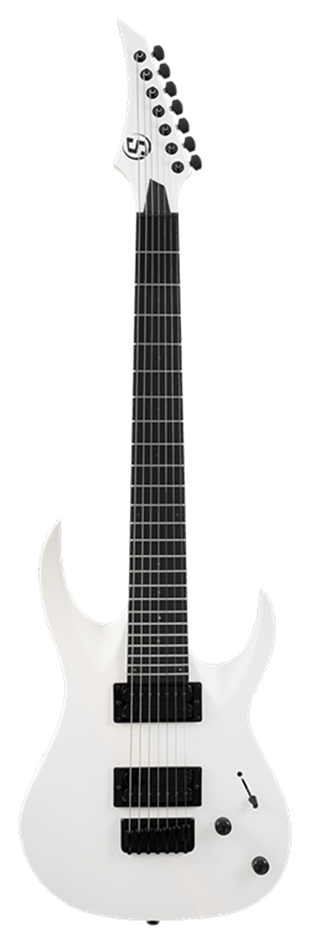 S by Solar AB47W Elektro Gitar White Matte 7 Telli