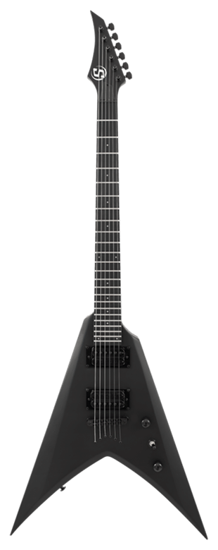 S by Solar VB46C Elektro Gitar Carbon Black Matte