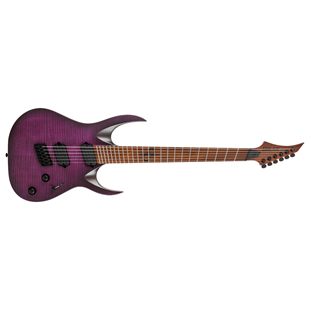 Solar A1.6FDPB-FF Multiscale Elektro Gitar Flame Deep Purple Burst Matte