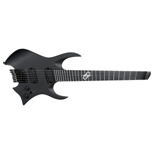 Solar H2.7C Headless 7 Telli Elektro Gitar Carbon Black (Gigbag Dahil)
