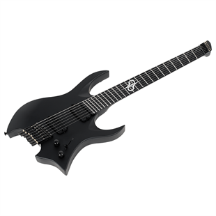 Solar H2.7C Headless 7 Telli Elektro Gitar Carbon Black (Gigbag Dahil)