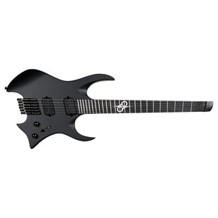 Solar H2.6C Headless Elektro Gitar Carbon Black (Gigbag Dahil)