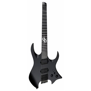 Solar H2.6C Headless Elektro Gitar Carbon Black (Gigbag Dahil)