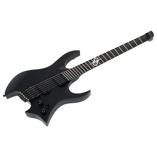 Solar H2.6C Headless Elektro Gitar Carbon Black (Gigbag Dahil)