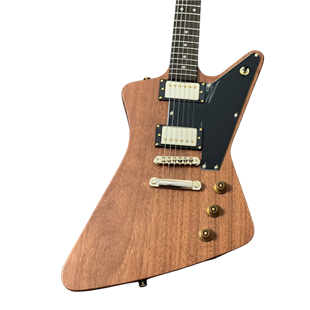 Soloking EX 1958 Mahogany Tribute Elektro Gitar Walnut Gold (Gigbag Dahil)