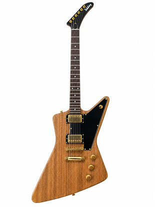 Soloking EX 1958 Mahogany Tribute Elektro Gitar Walnut Gold (Gigbag Dahil)