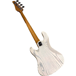 Soloking MJ-1 Custom Bas Gitar Transparent White Roasted Maple Neck (Gigbag Dahil)
