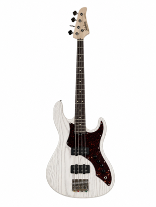 Soloking MJ-1 Custom Bas Gitar Transparent White Roasted Maple Neck (Gigbag Dahil)