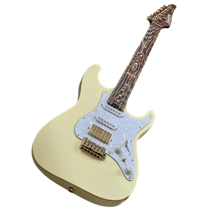 Soloking MS-1 Classic Elektro Gitar Vintage White Wenge Neck (Gigbag Dahil)