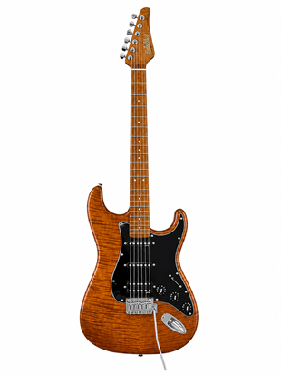 Soloking MS-1 FM Artisan Elektro Gitar Caramel Special Run (Hardcase Dahil)
