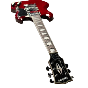 Soloking SG61 Elektro Gitar Transparent Red Cherry (Gigbag Dahil)