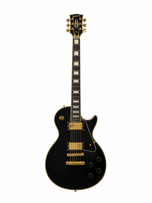 Soloking SLC60 Black Beauty Gold Elektro Gitar (Gigbag Dahil)