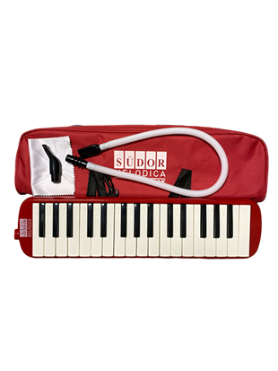 Südor SML32 Melodika Kırmızı Taşıma Çantalı