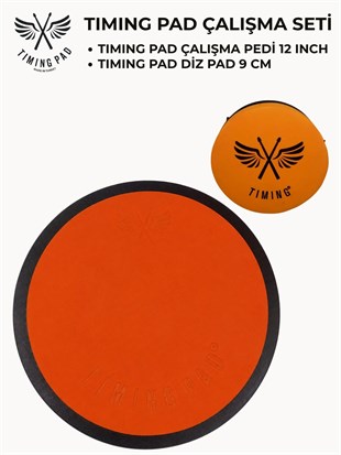 Timing Pad Çalışma Seti (Çalışma Pedi 12 Inch + Diz Pedi 9 cm)