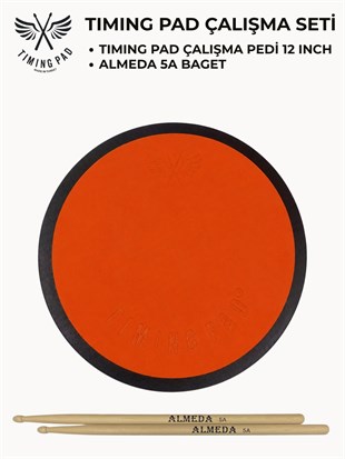 Timing Pad Çalışma Seti (Çalışma Pedi 12 Inch + Baget)