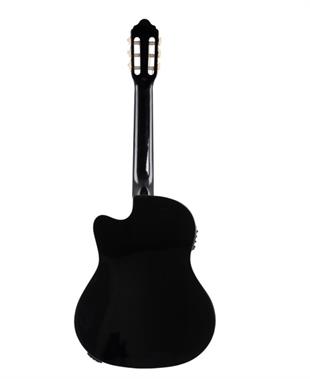 Valencia VC104TCEBK Elektro Klasik Gitar 4/4 Siyah Sap Çelikli