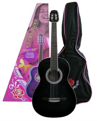 Valencia GRC1KCBK Klasik Gitar Gypsy Rose Set