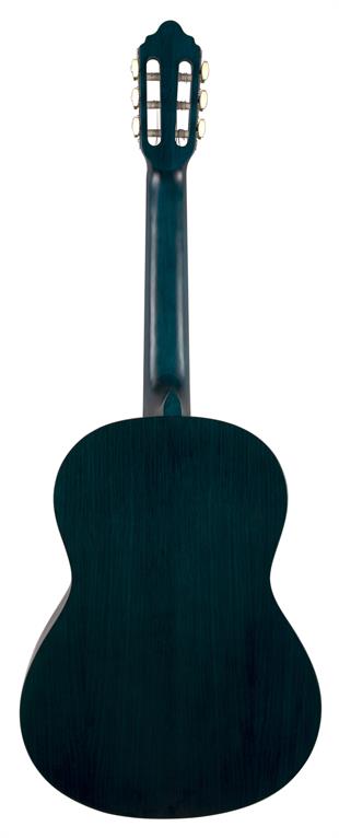 Valencia VC204TBU Klasik Gitar 4/4 Şeffaf Mavi Mat 