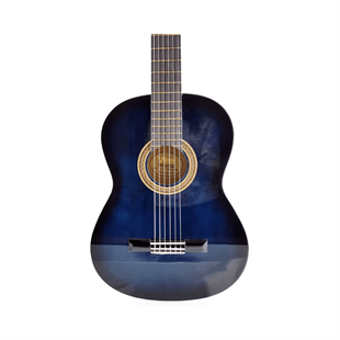 Valencia VC104TBUS Klasik Gitar 4/4 Mavi Sunburst Sap Çelikli