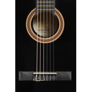 Valencia VC104TCBK Klasik Gitar Siyah Cutaway Sap Çelikli 4/4