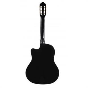 Valencia VC104TCBK Klasik Gitar Siyah Cutaway Sap Çelikli 4/4