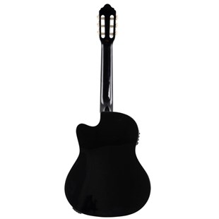 Valencia VC104TCVTBK Elektro Klasik Gitar 4/4 Siyah Sap Çelikli