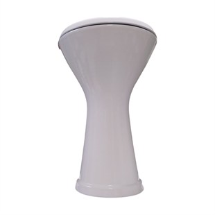 VD Darbuka Beyaz 22 cm 8 Vidalı Alüminyum