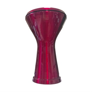 VD Darbuka Kırmızı 22 cm 8 Vidalı Alüminyum