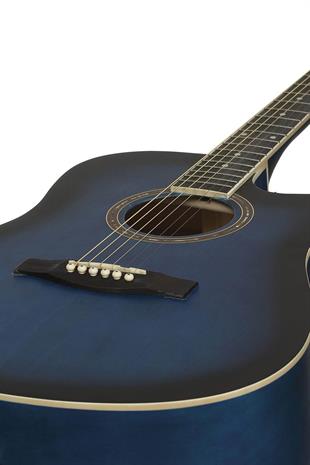 Zoppran ACZP100BLS Mavi Akustik Gitar