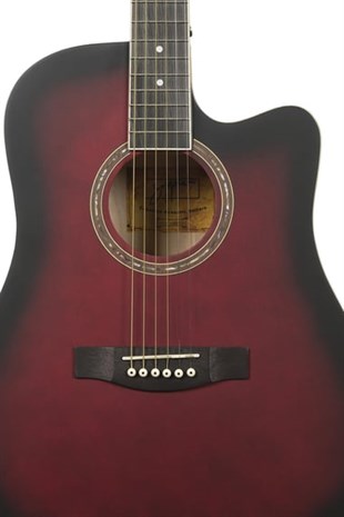 Zoppran ACZP100RDS Kırmızı Akustik Gİtar