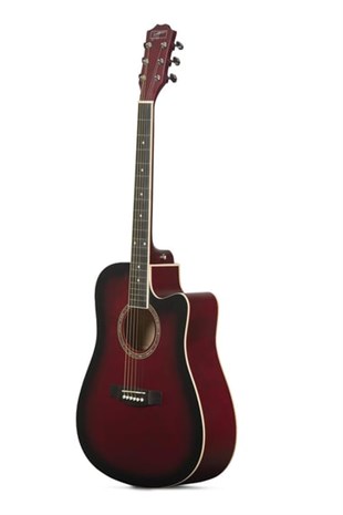 Zoppran ACZP100RDS Kırmızı Akustik Gİtar