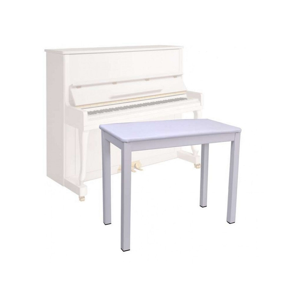 Dante Piyano Taburesi Ahşap Ayaklı Beyaz