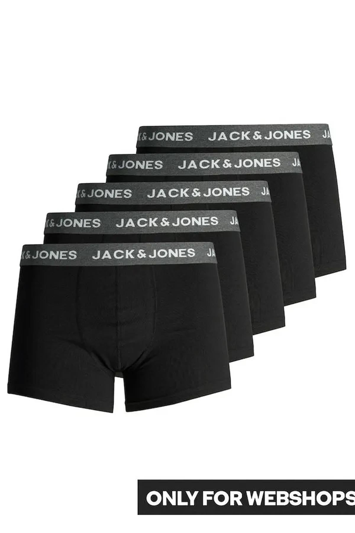 Jack & Jones Erkek 5'li Paket Boxer - 12142342 - Jack & Jones - 12142342-G