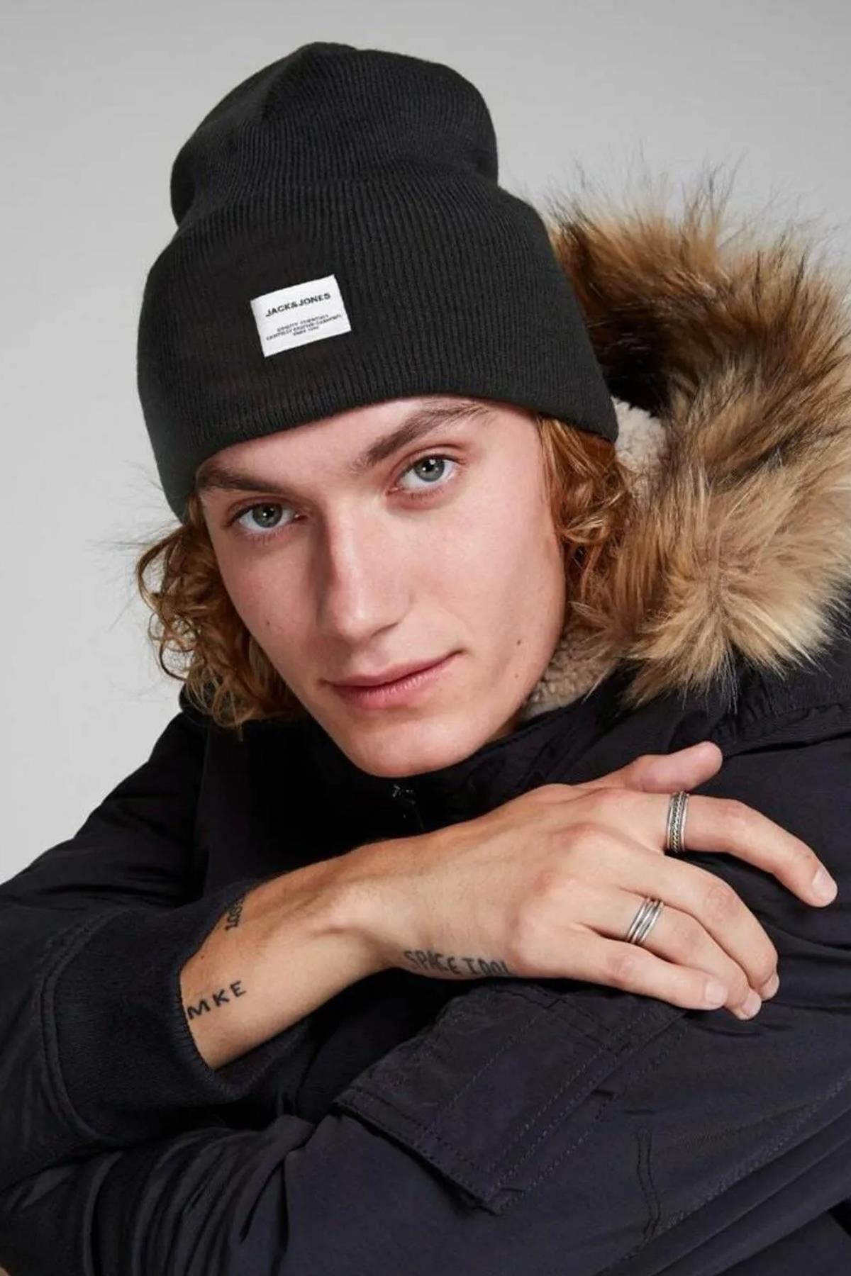 Jack & Jones Erkek Bere Jaclong Knit Beanie 12150627 - Jack & Jones - 12150627