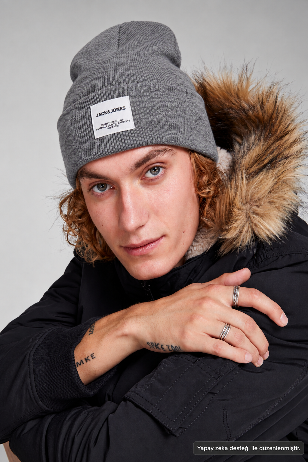 Jack & Jones Erkek Bere Jaclong Knit Beanie 12150627 - Jack & Jones - 12150627