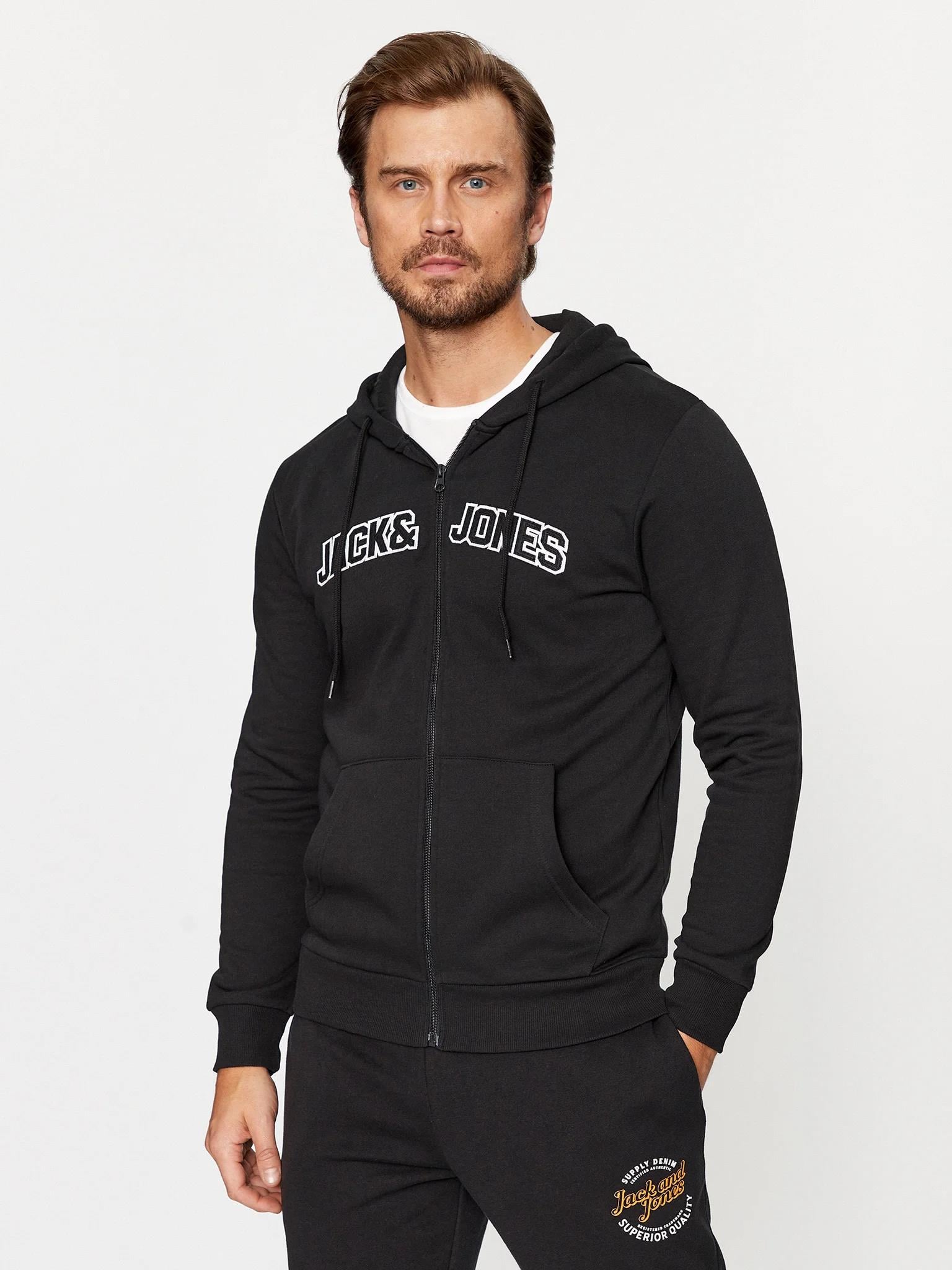 Jack & Jones Erkek Fermuarlı ve Kapüşonlu Sweatshirt - 12241567 - Jack & Jones - 12241567