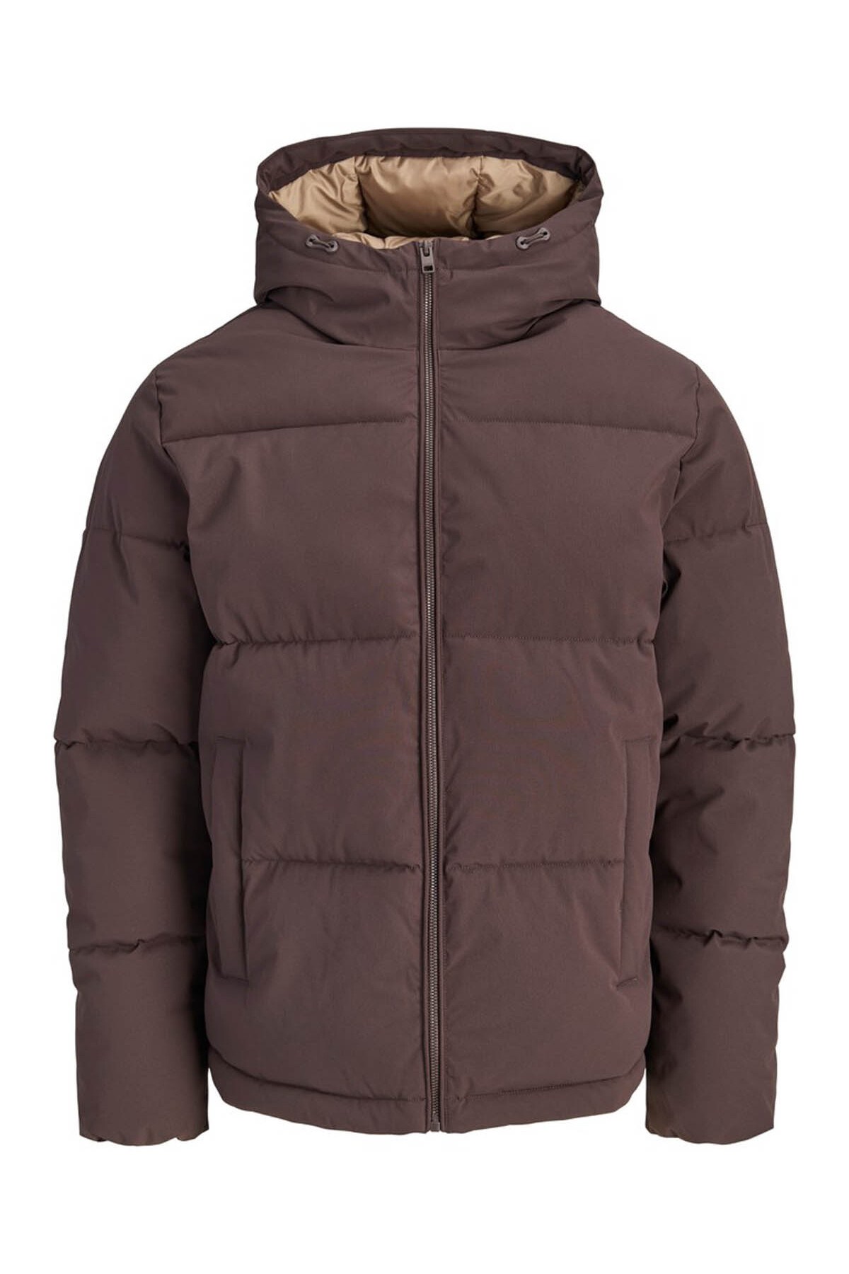Jack & Jones Erkek Galaxy Ayarlanabilir Bagcikli Kapüşonlu Puffer Yalıtımlı Mont-12303930 - Jack & Jones - 12303930-K