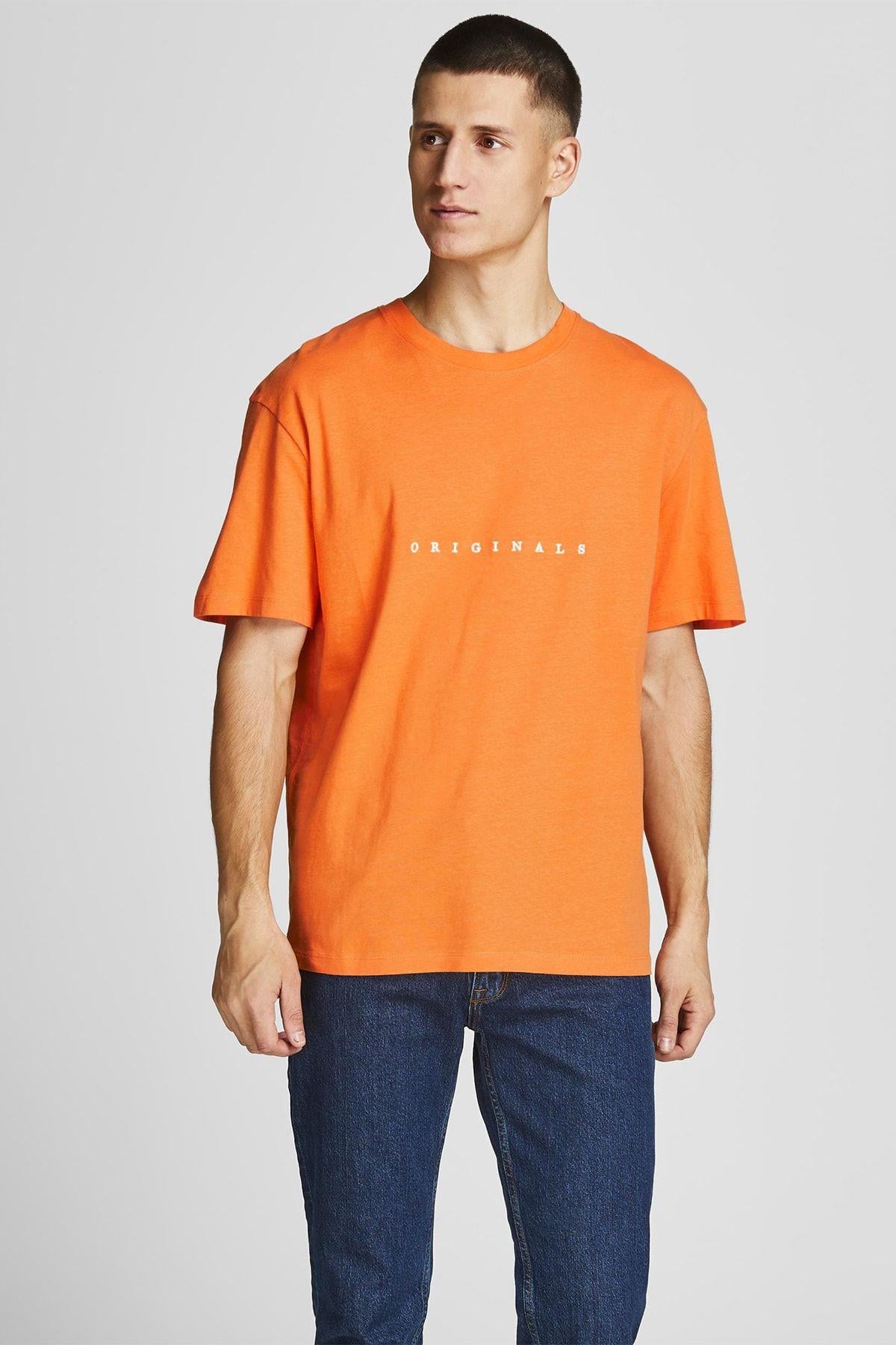 Jack & Jones Erkek İşlemeli Baskı Tshirt -  12176780 - Jack & Jones - 12176780