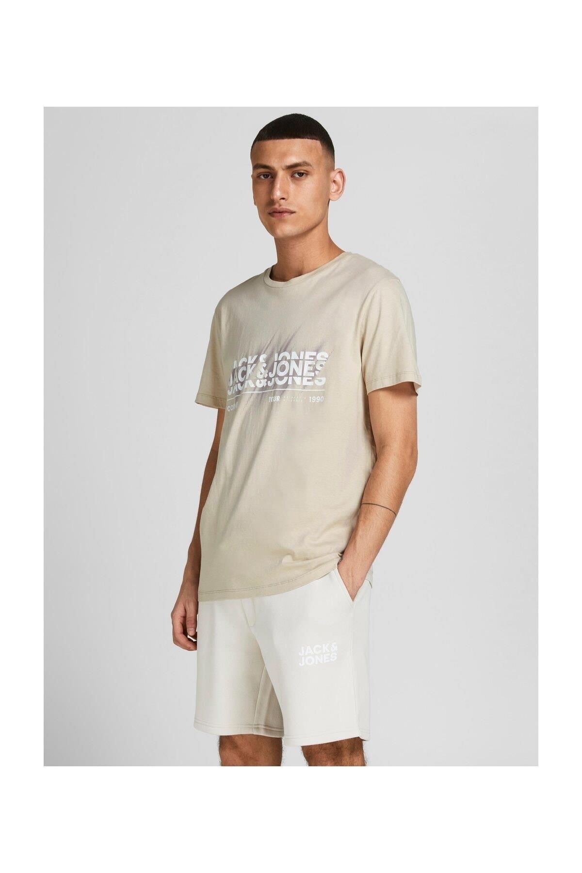 Jack & Jones Erkek Jcobooster T-shirt - 12209209 - Jack & Jones - 12209209