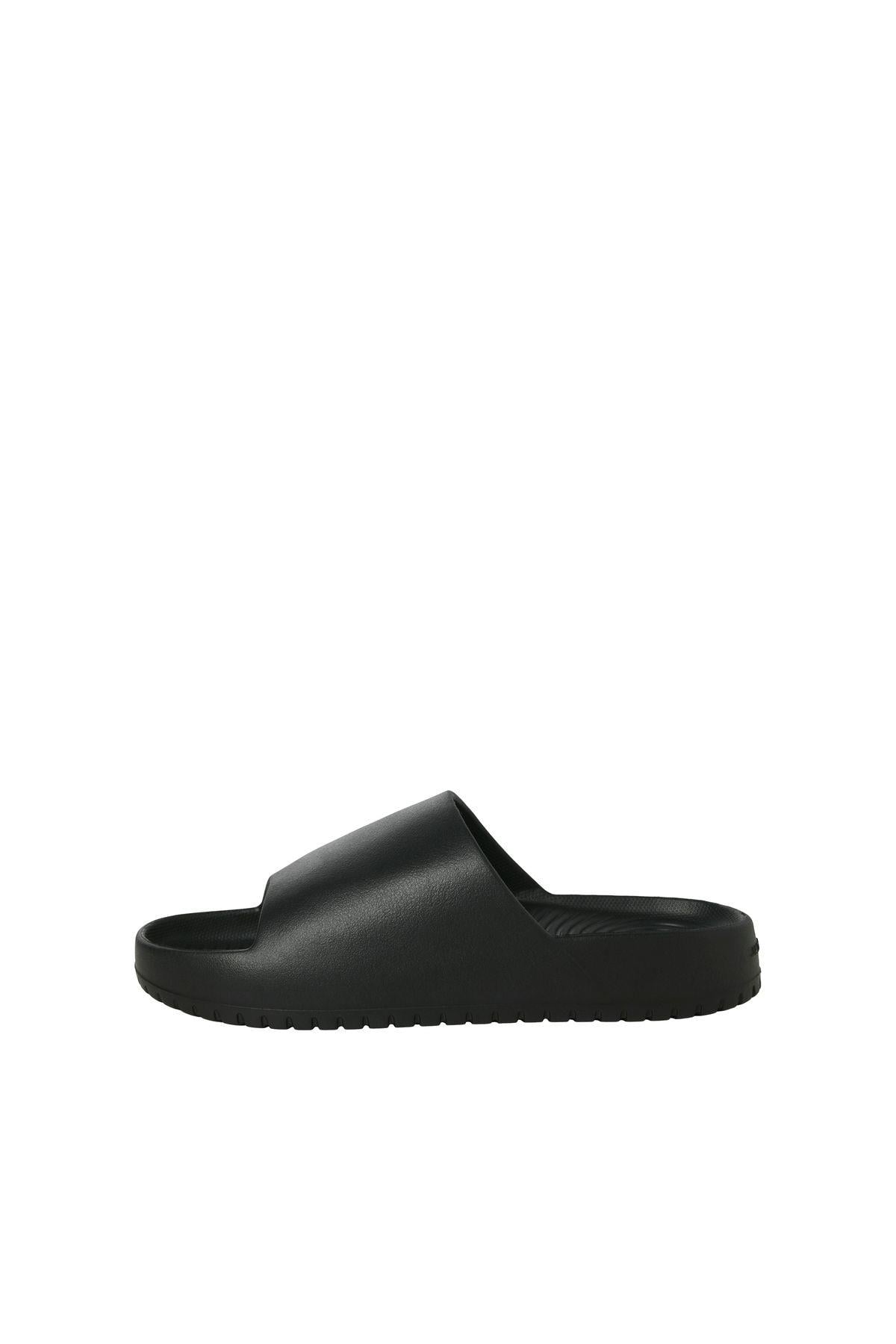 Jack & Jones Erkek Jfwrıpple Moulded Slider Siyah Terlik - 12274637 - Jack & Jones - 12274637-3