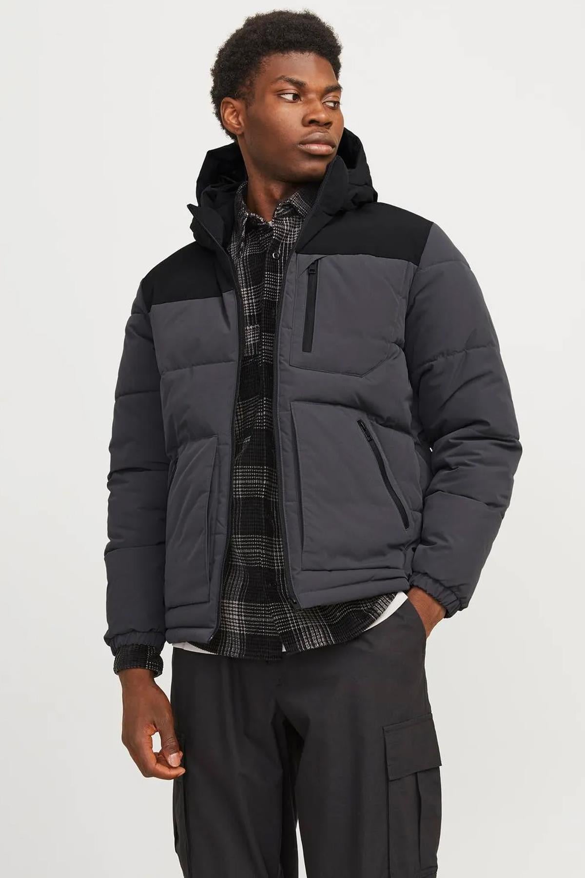 Jack & Jones Erkek Jjeotto Puffer Şişme Mont - 12258416 - Jack & Jones - 12258416-1