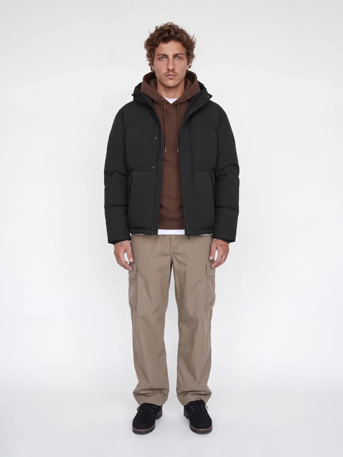 Jack & Jones Erkek Jjesoho Şişme Siyah Mont - 12298862   - Jack & Jones - 12298862 - S