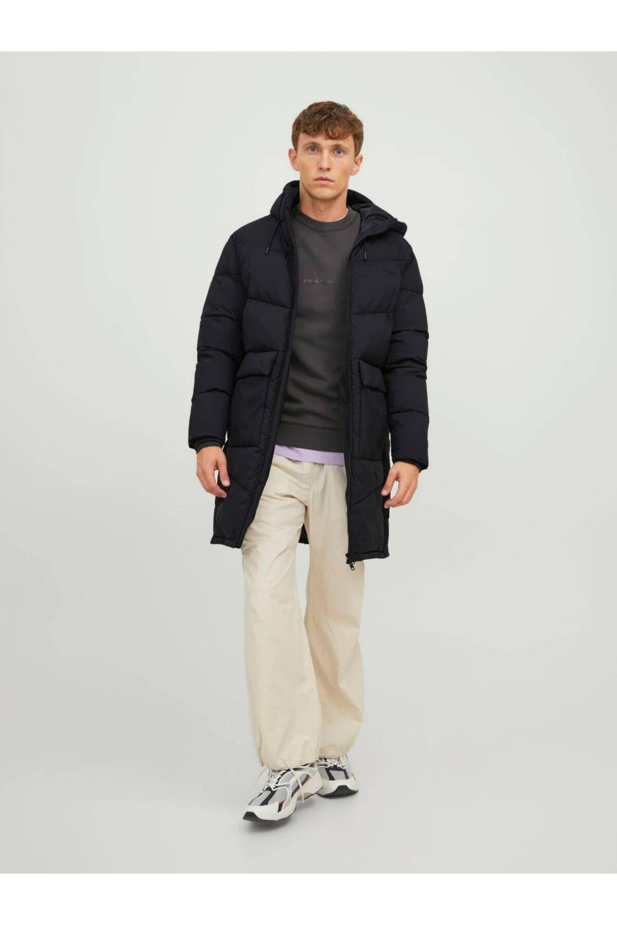 Jack & Jones Erkek Jorvesterbro Long Puffer Erkek Uzun Kaban Mont - 12238852  - Jack & Jones - 24KW21000130