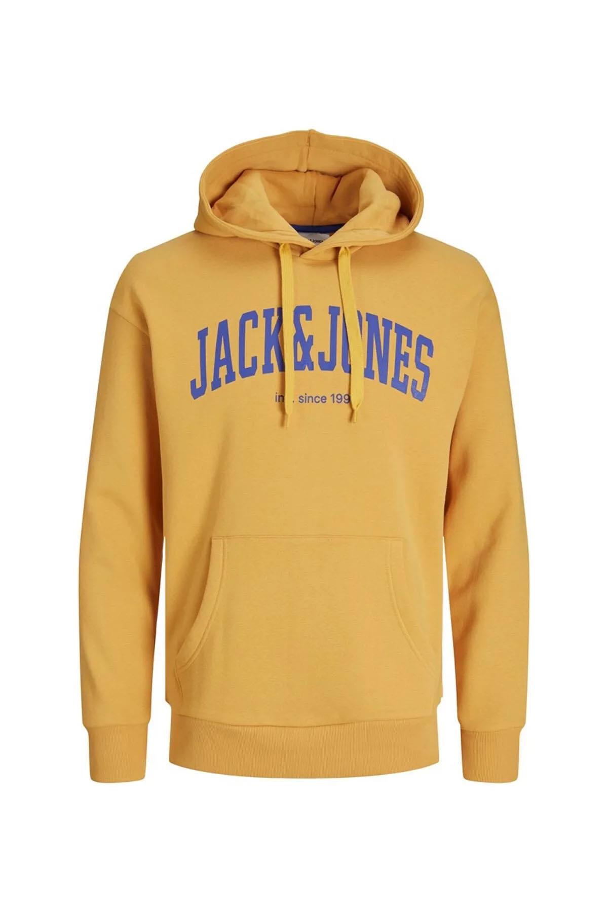 Jack & Jones Erkek Kapüşonlu Sweatshirt - 12236513 - Jack & Jones - muk-12236513