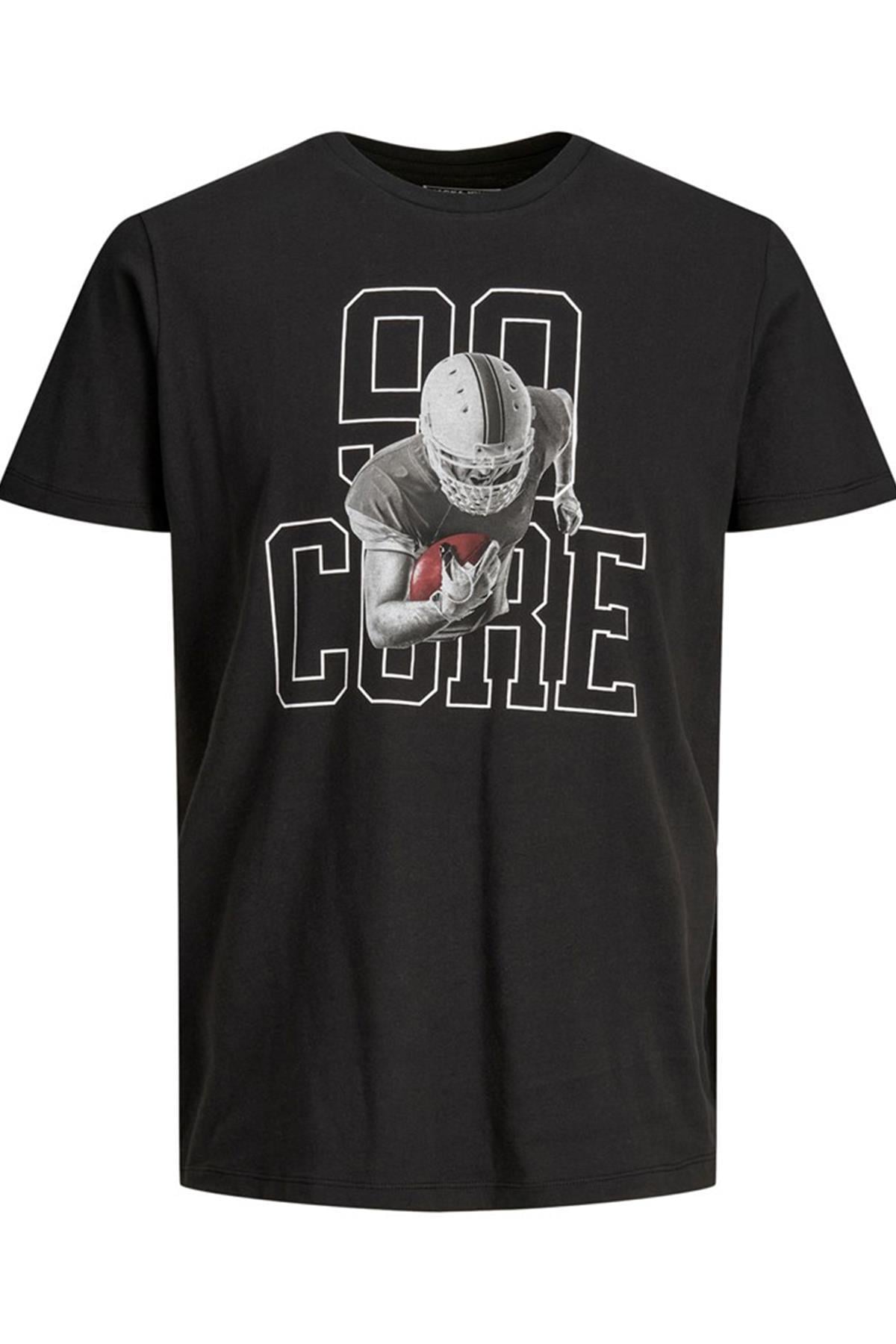 Jack & Jones Erkek NFL Baskılı Amerikan Futbolu T-Shirt - 12206628 - Jack & Jones - 12206628