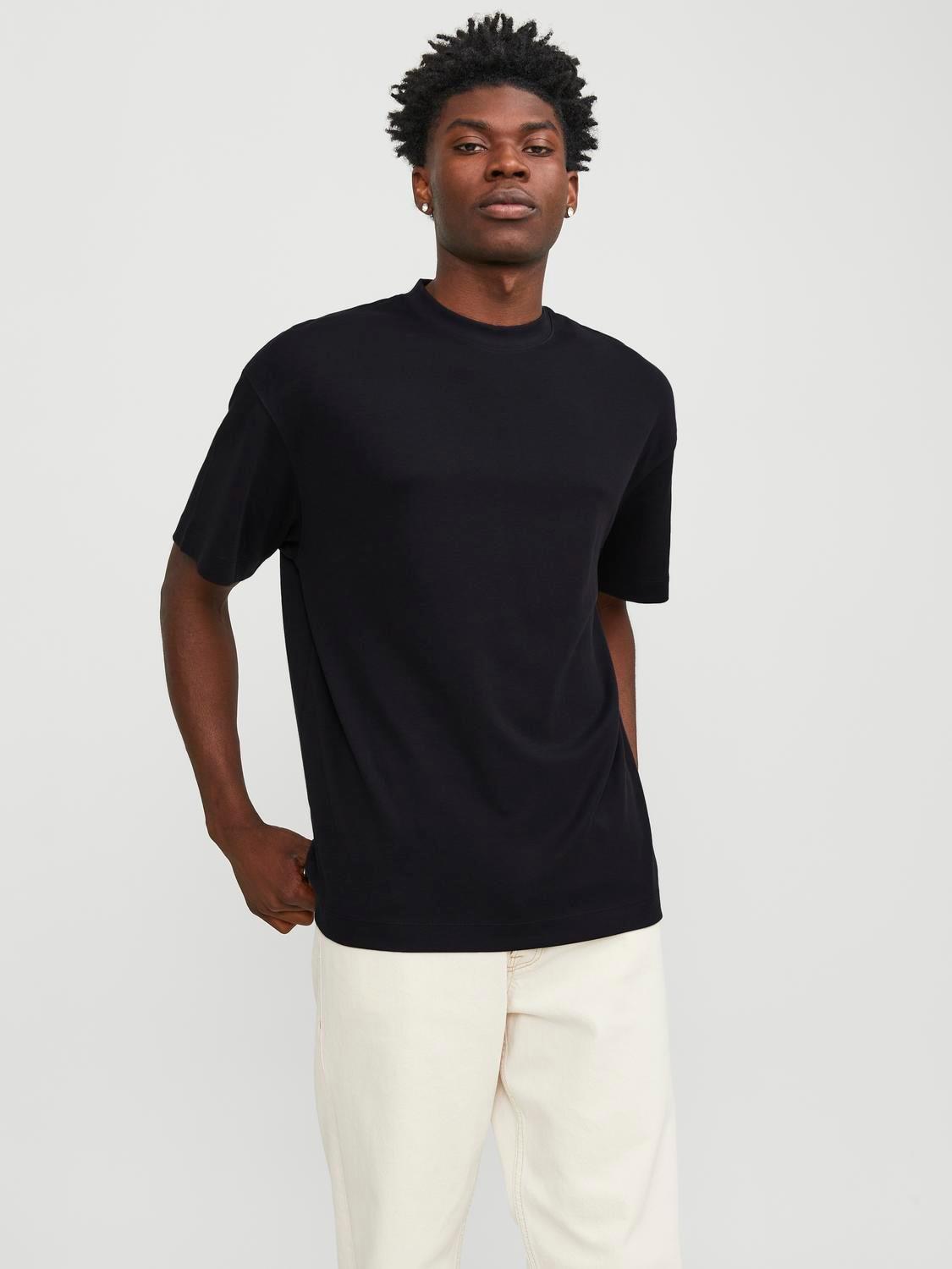 Jack & Jones Erkek Rahat Kesim Basic T-shirt - 12254412 - Jack & Jones - 12254412-T