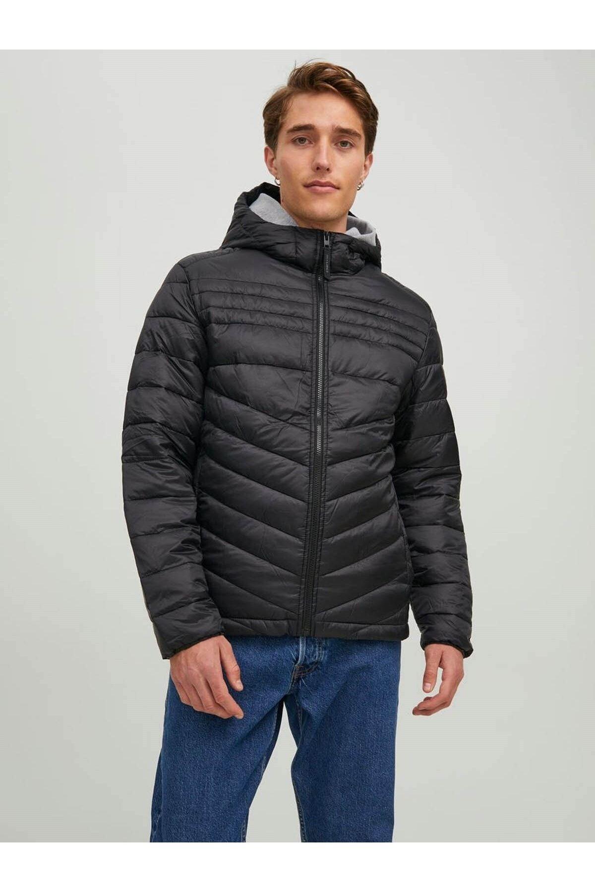 Jack & Jones Erkek Şişme Kapüşonlu Mont - 12211785 - Jack & Jones - 12211785