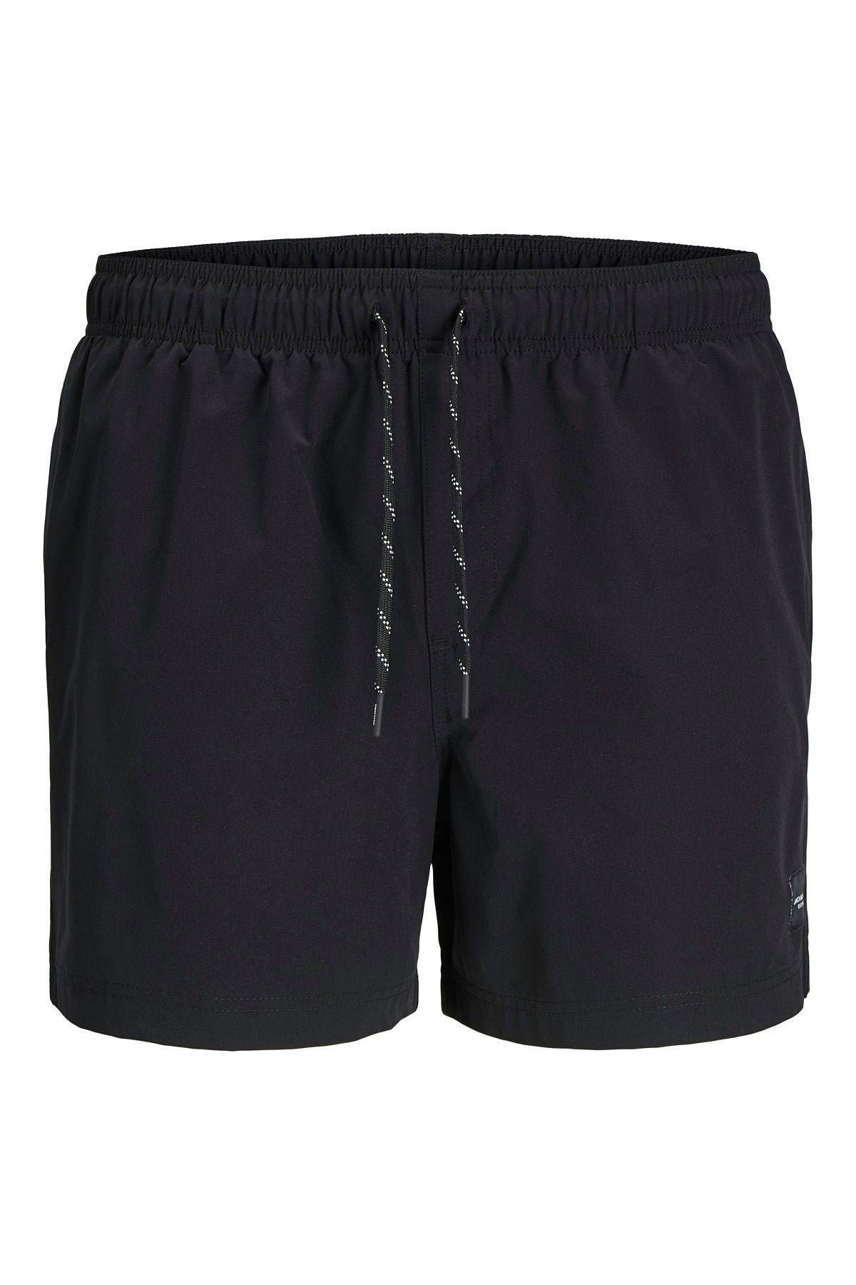 Jack & Jones Erkek Siyah Renk Deniz Şortu - 12272776 - Jack & Jones - 2-12272776