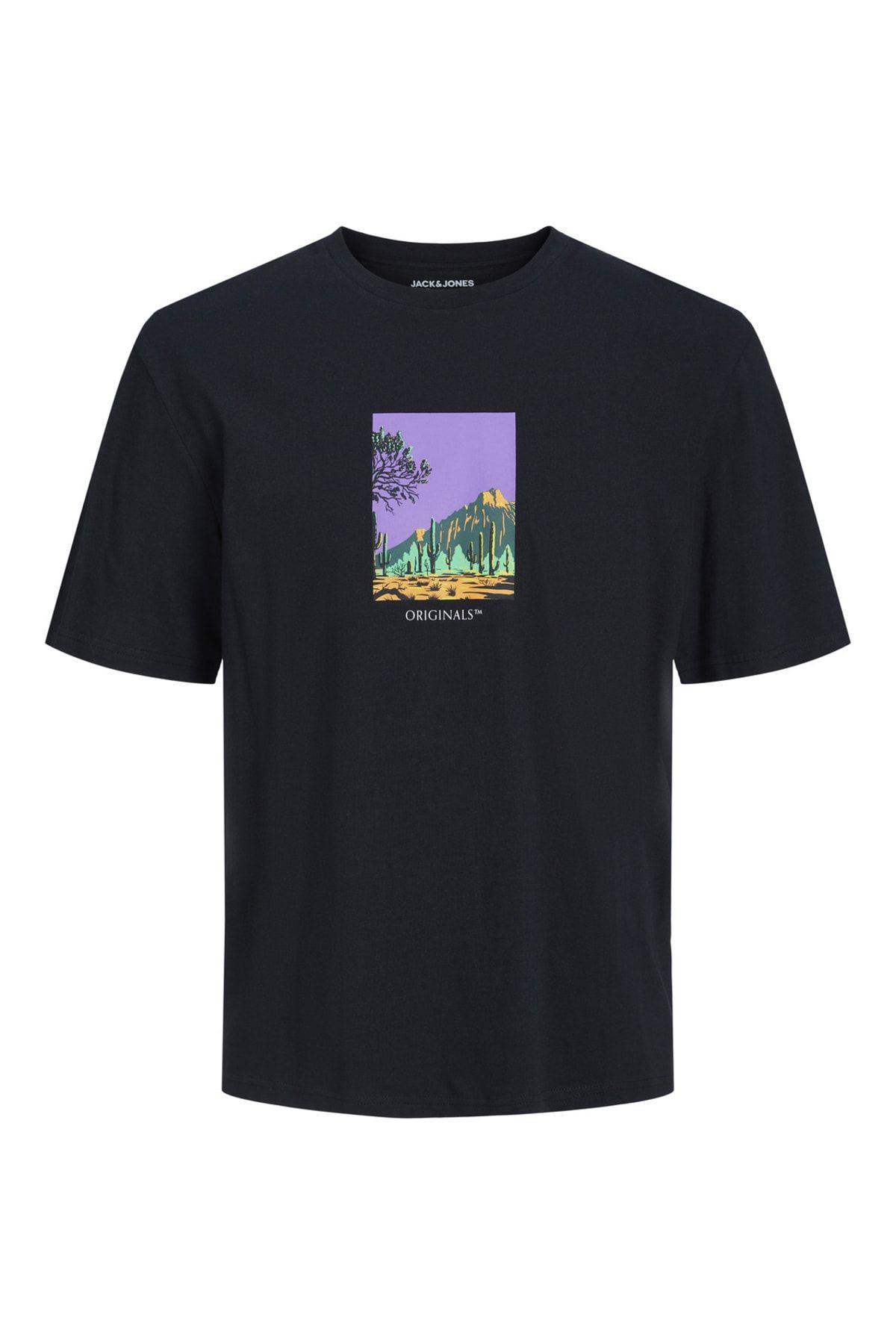Jack & Jones Erkek Valley T-shirt Bisiklet Yaka Tişört - 12230734  - Jack & Jones - 12230734