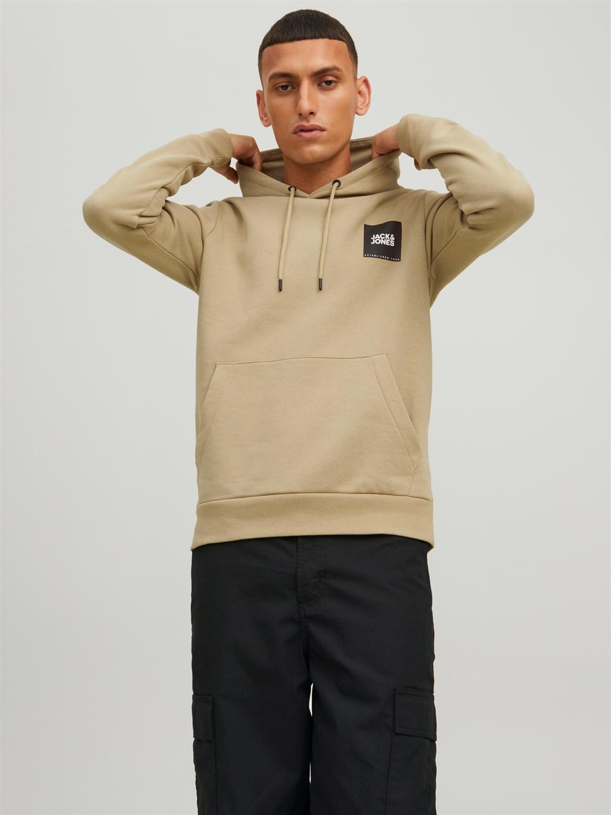 Jack & Jones Lock Erkek Kapüşonlu Sweatshirt 12213245 - Jack & Jones - 12213245